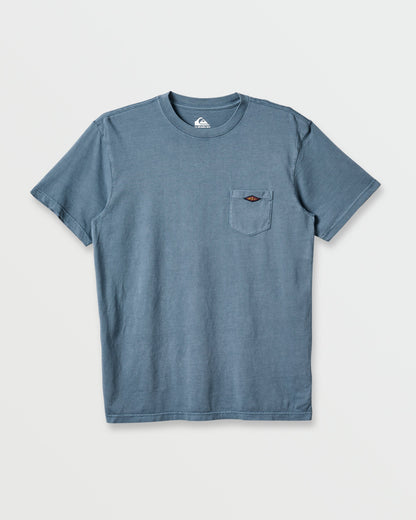 Saltwater Pocket Tee - China Blue Quick Silver China Blue
