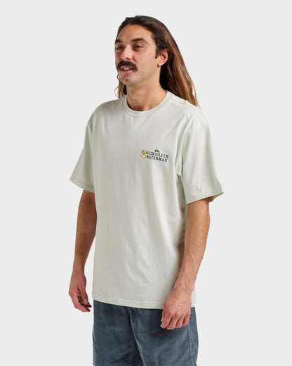 Waterman Aloha Sunset Classic T-shirt - Smoke Quick Silver Smoke