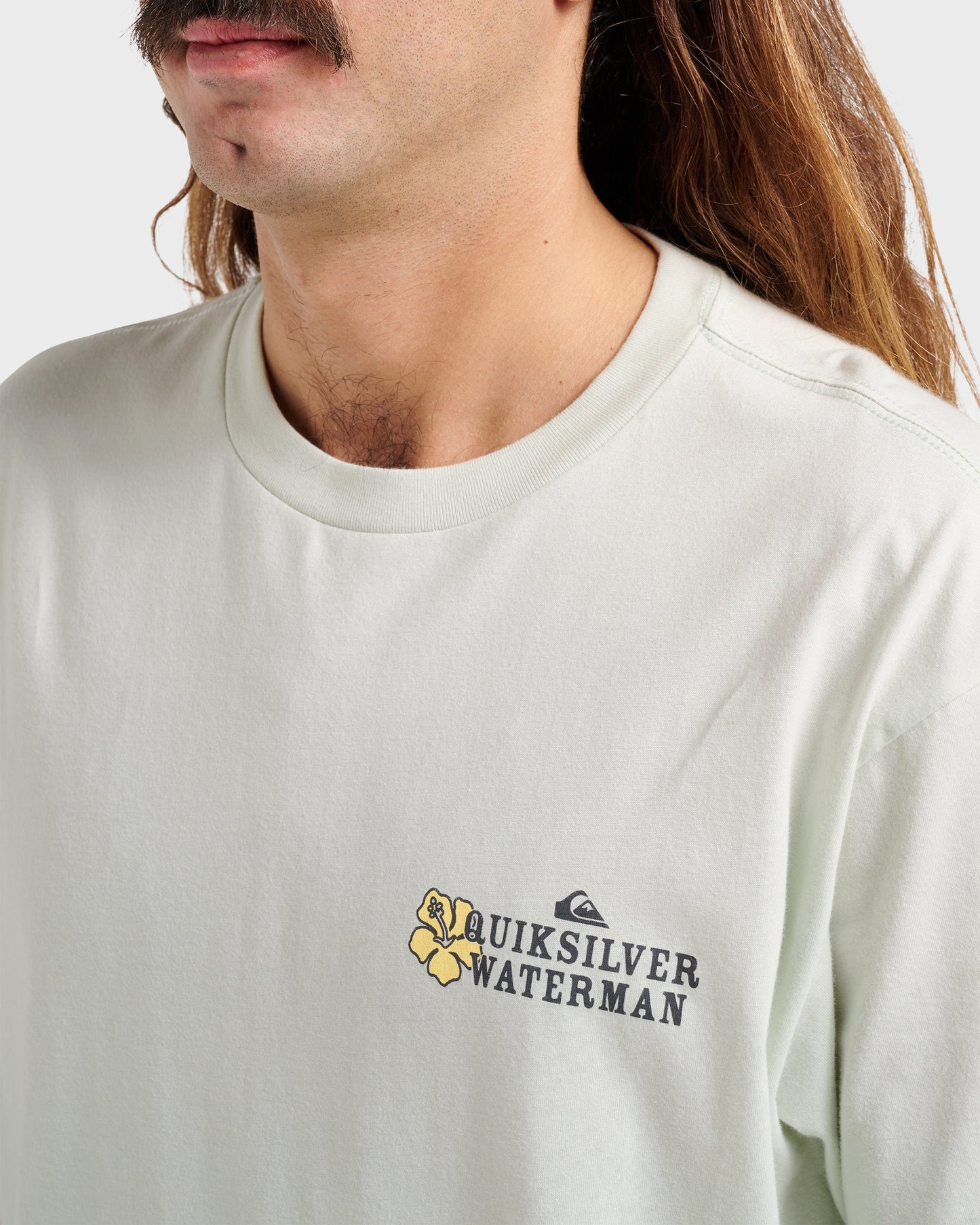 Waterman Aloha Sunset Classic T-shirt - Smoke Quick Silver Smoke