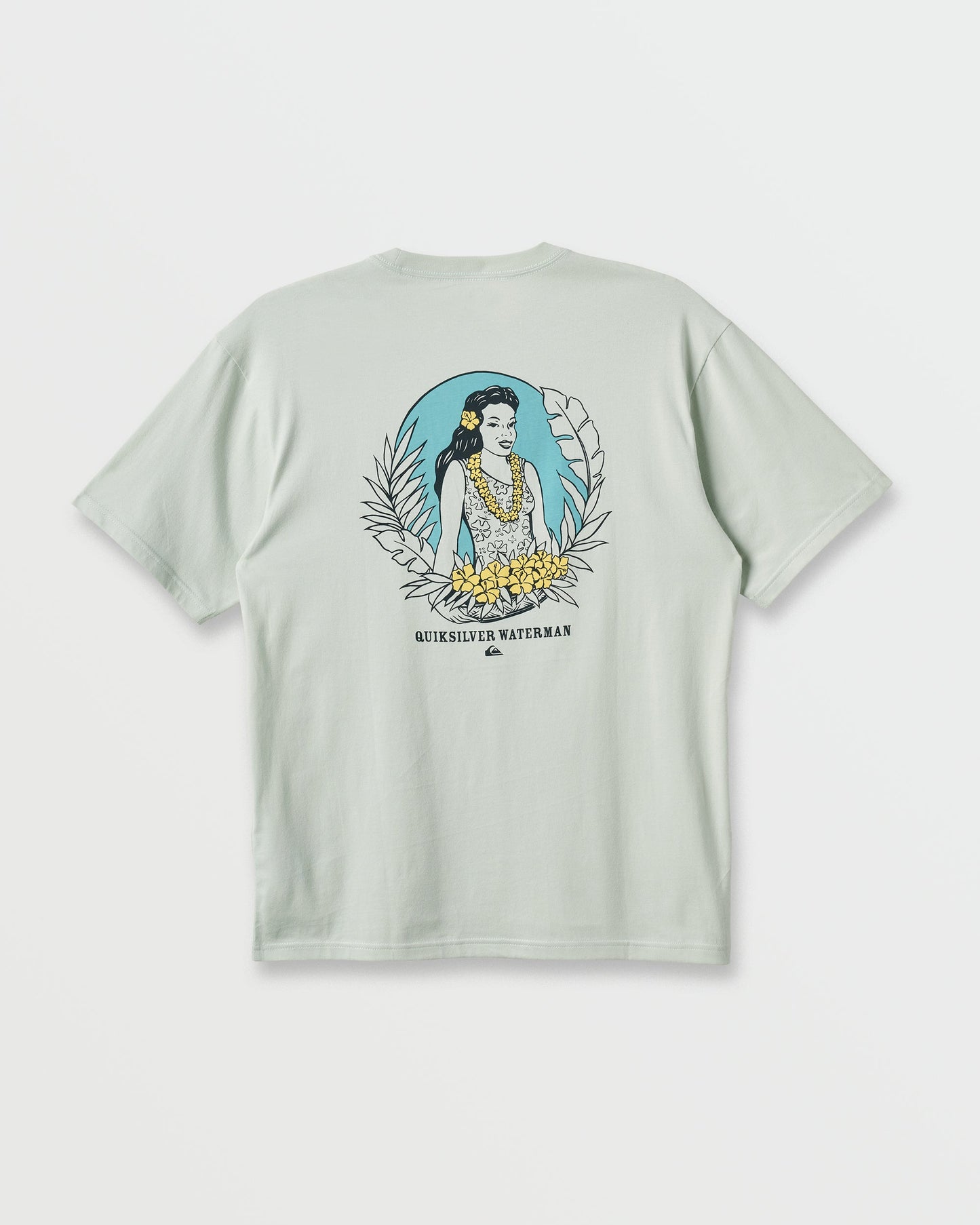 Waterman Aloha Sunset Classic T-shirt - Smoke Quick Silver Smoke
