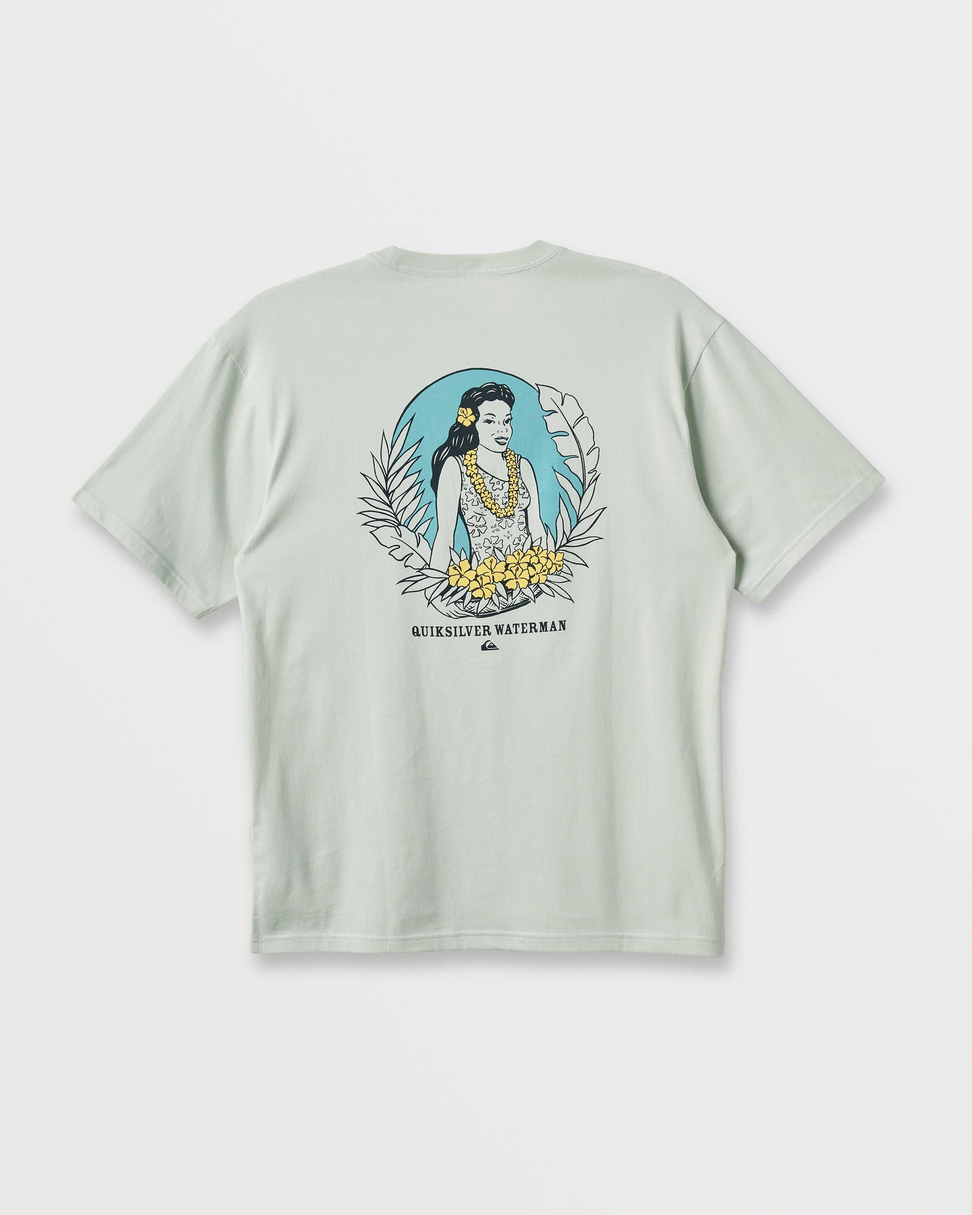 Waterman Aloha Sunset Classic T-shirt - Smoke Quick Silver Smoke