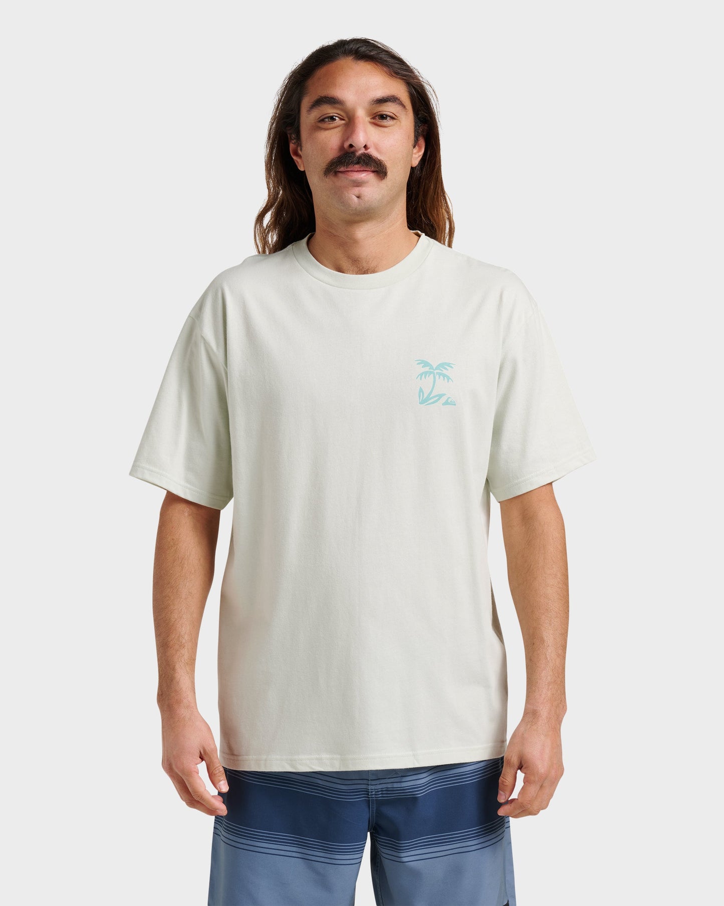 Waterman Back Band Classic T-shirt - Smoke Quick Silver Smoke