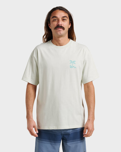 Waterman Back Band Classic T-shirt - Smoke Quick Silver Smoke