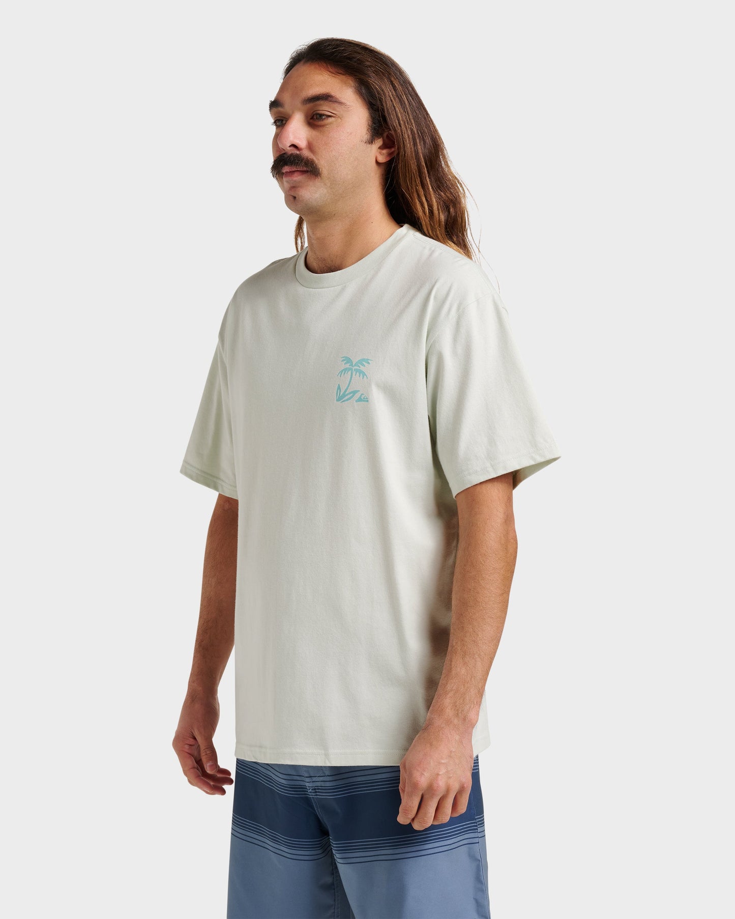 Waterman Back Band Classic T-shirt - Smoke Quick Silver Smoke