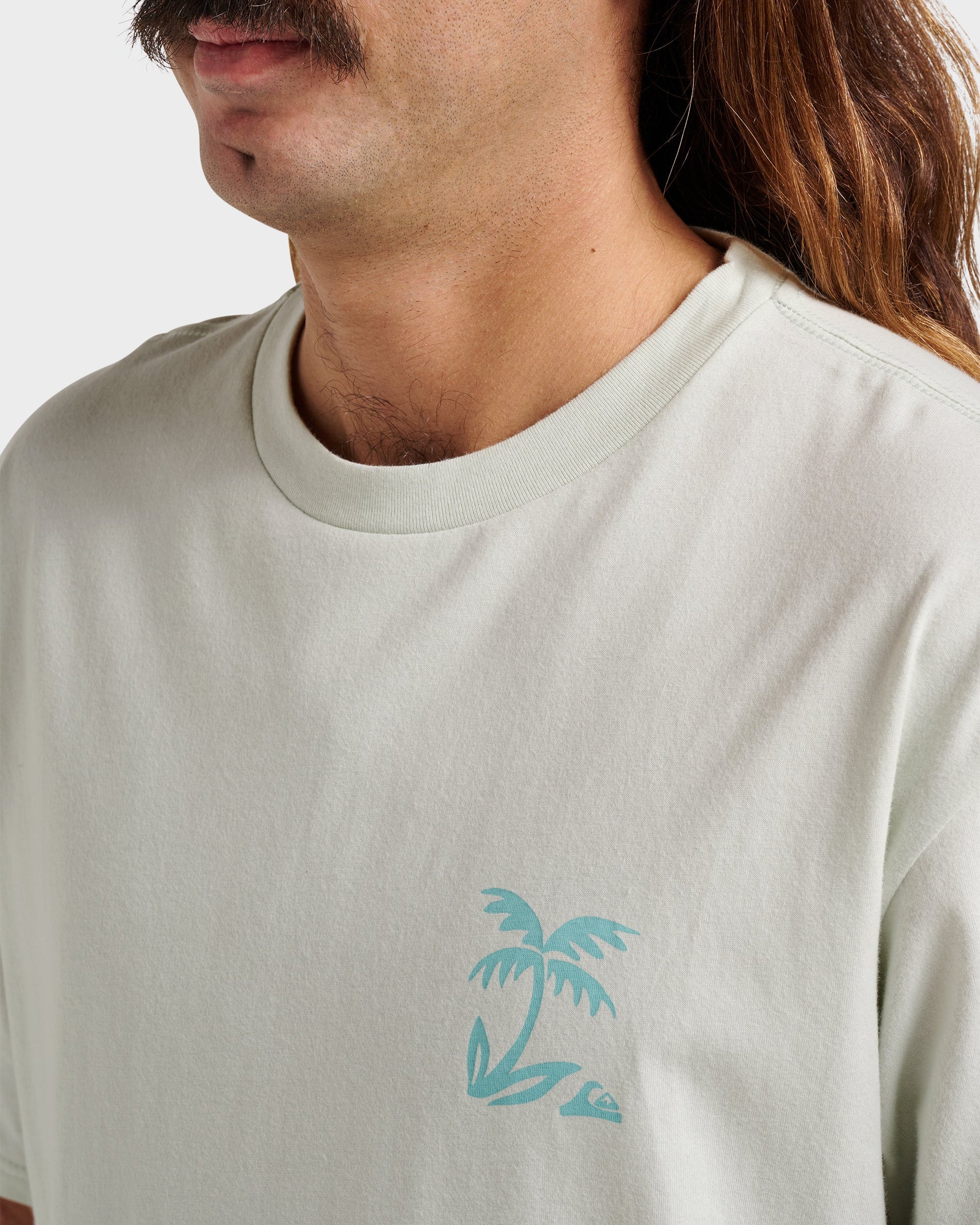 Waterman Back Band Classic T-shirt - Smoke Quick Silver Smoke