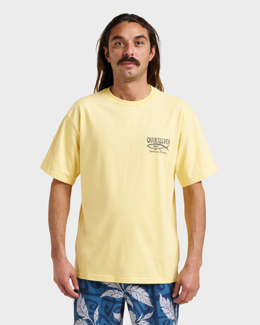 Waterman Deep Waters Classic T-shirt - Dusky Citron Quick Silver Dusky Citron