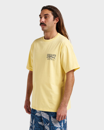 Waterman Deep Waters Classic T-shirt - Dusky Citron Quick Silver Dusky Citron
