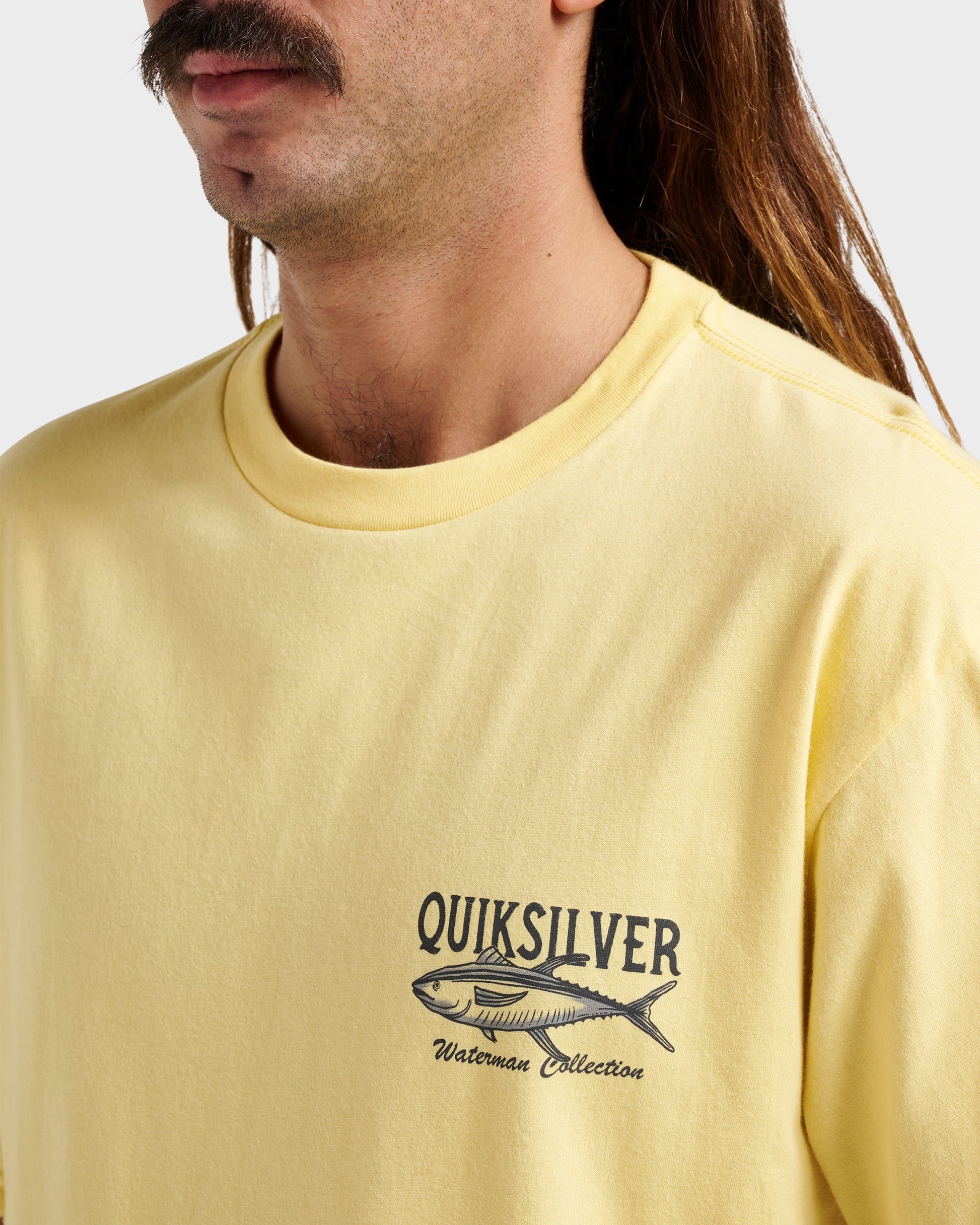 Waterman Deep Waters Classic T-shirt - Dusky Citron Quick Silver Dusky Citron