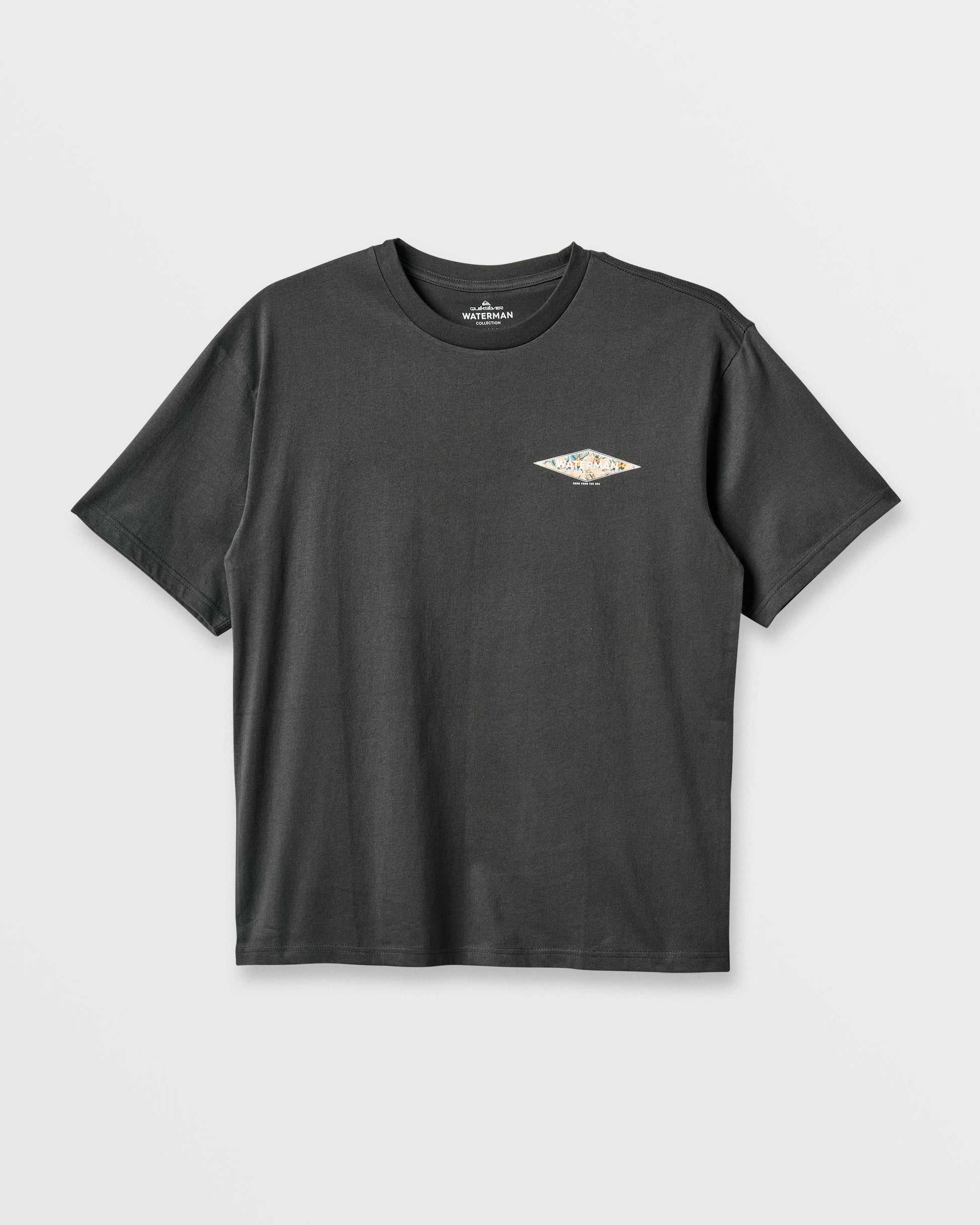 Waterman Diamond Classic T-shirt - Phantom Quick Silver Phantom
