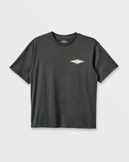Waterman Diamond Classic T-shirt - Phantom Quick Silver Phantom