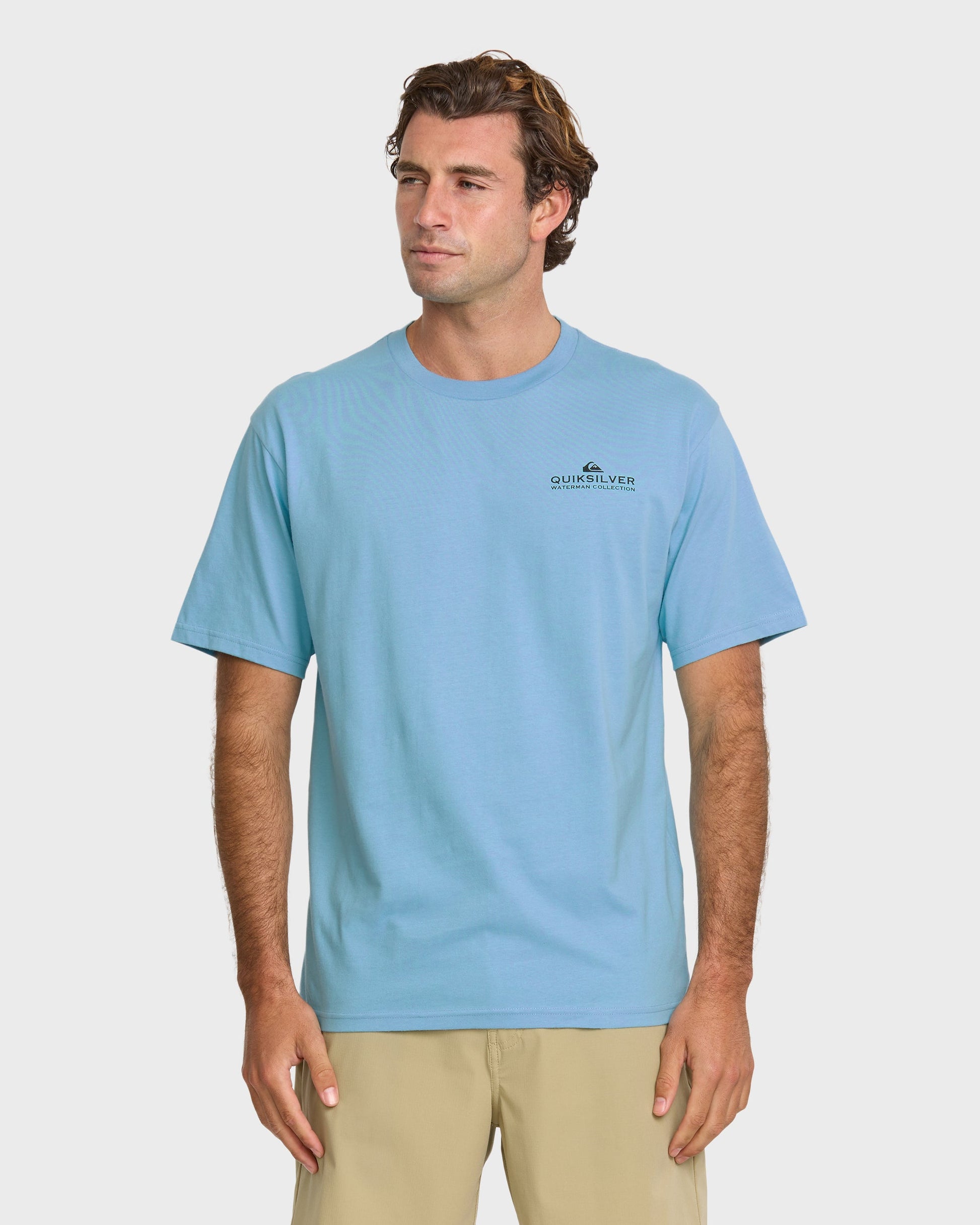 Waterman Fishing Trip Classic T-shirt - Cali Blue Quick Silver Cali Blue
