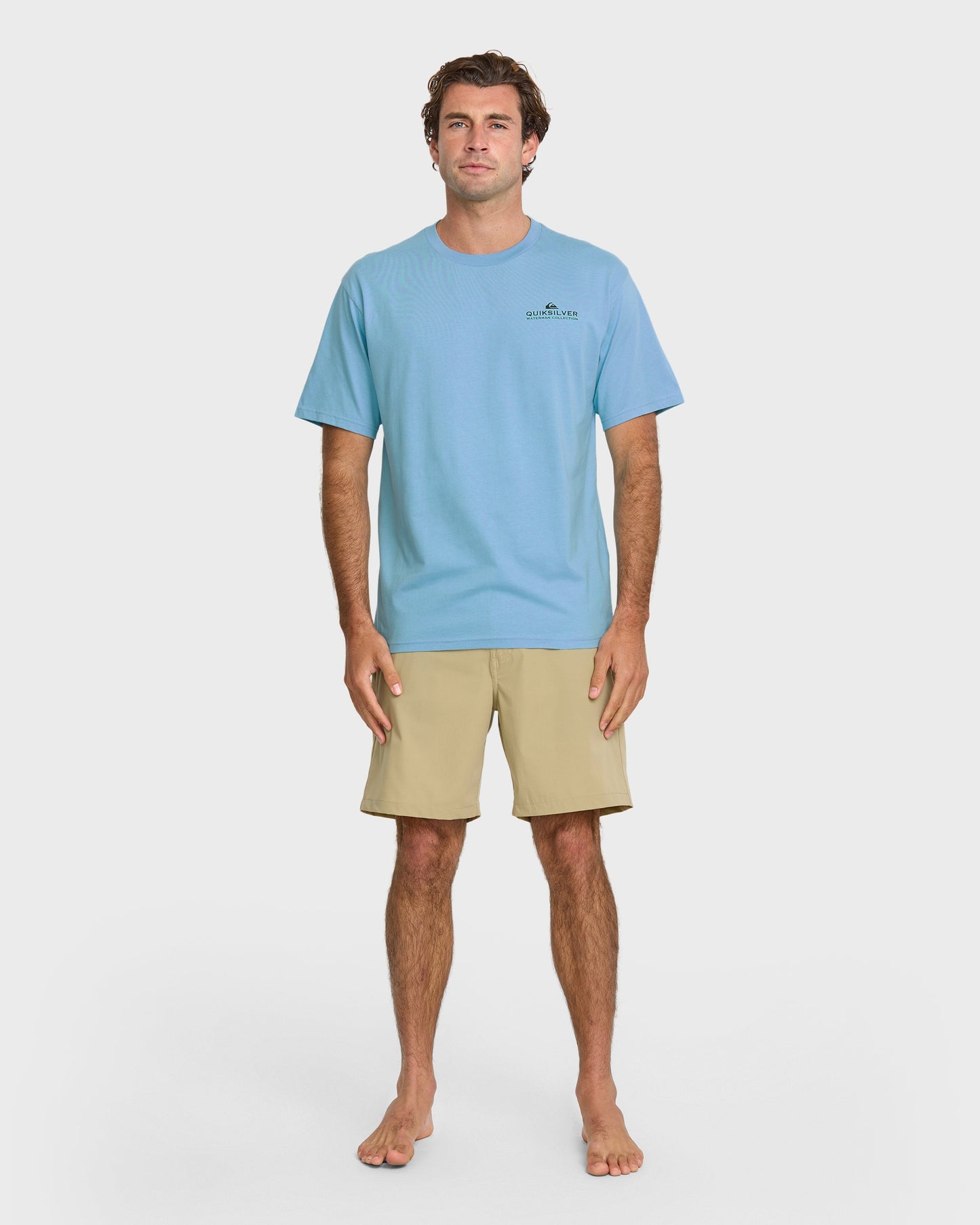 Waterman Fishing Trip Classic T-shirt - Cali Blue Quick Silver Cali Blue