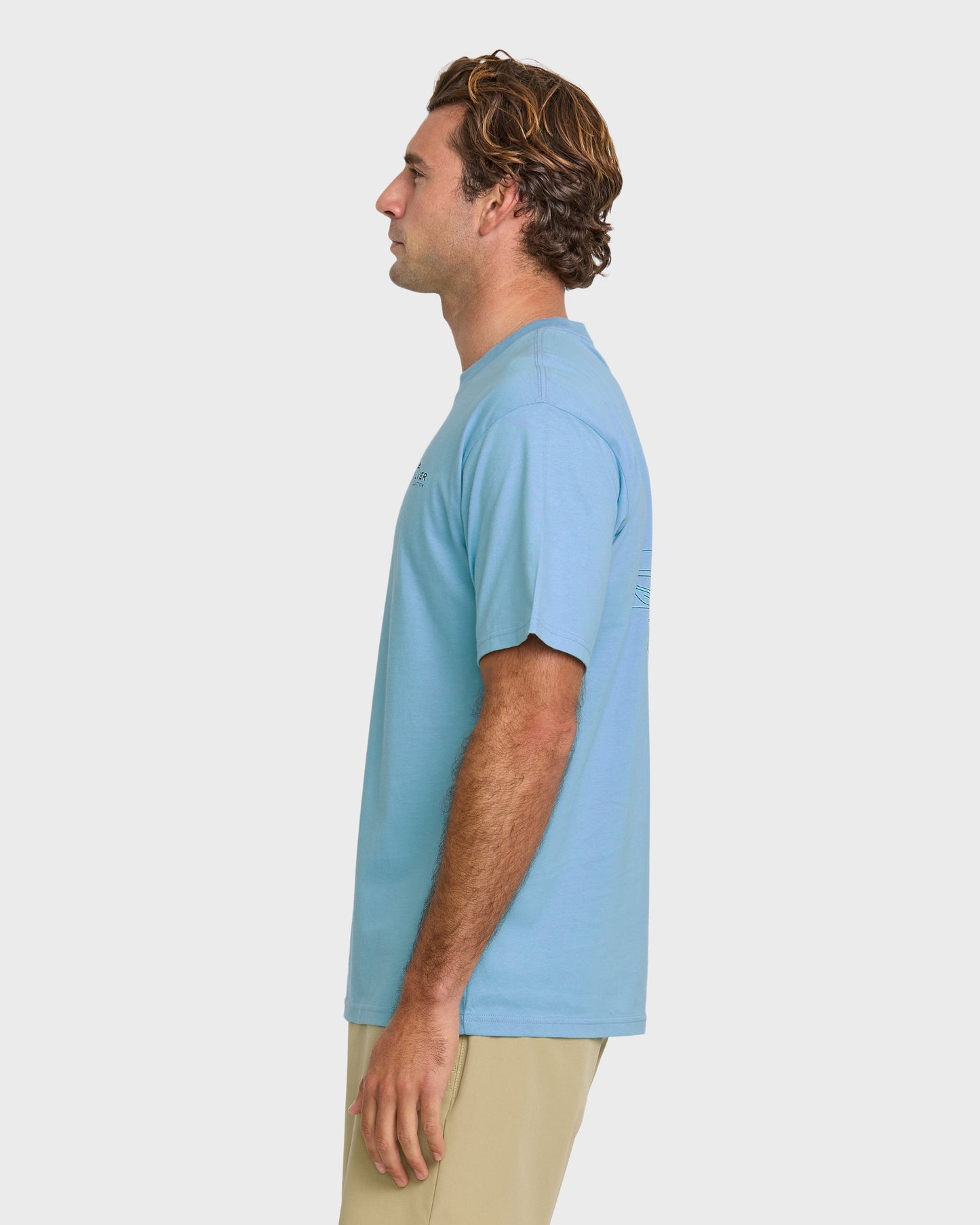 Waterman Fishing Trip Classic T-shirt - Cali Blue Quick Silver Cali Blue