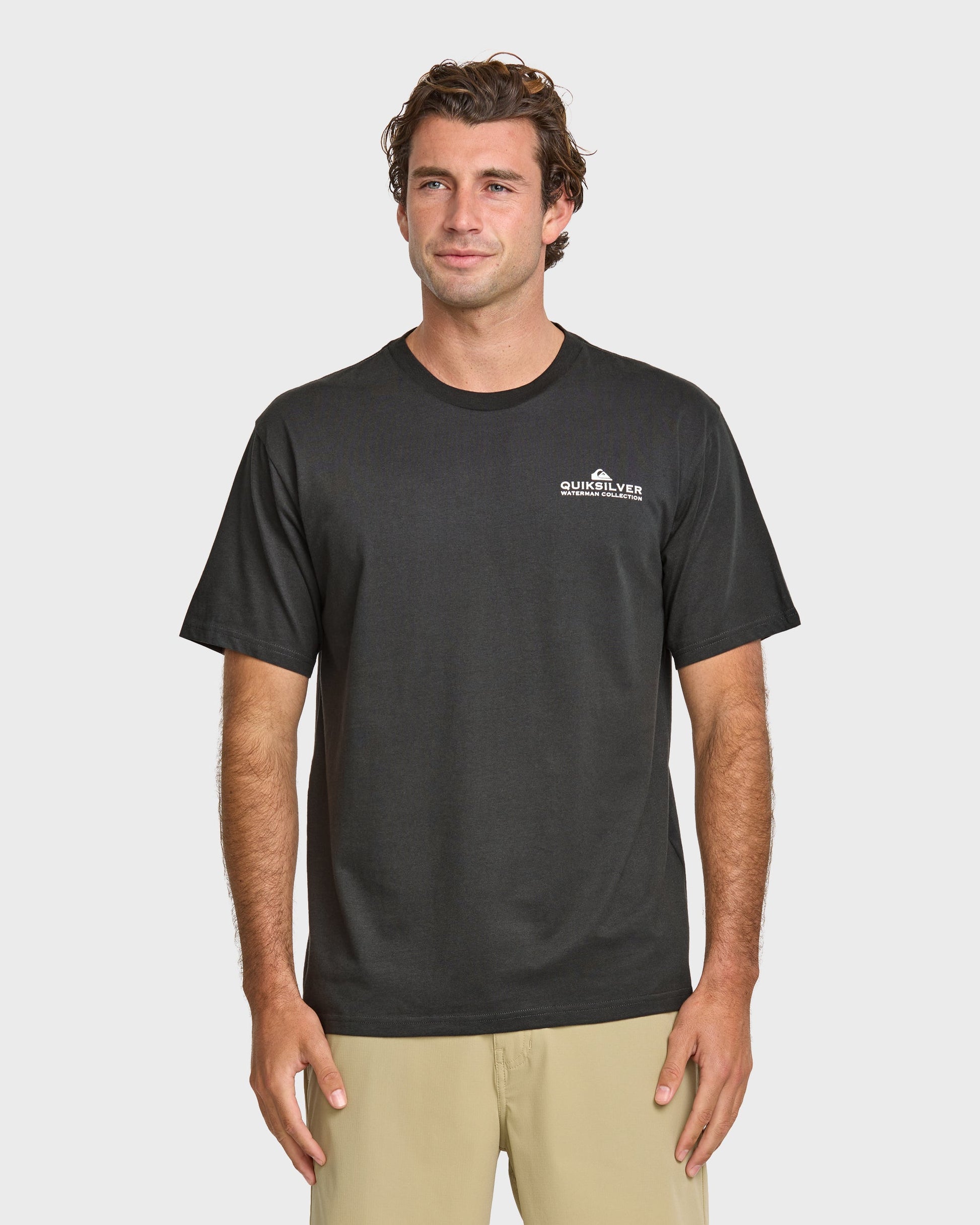 Waterman Fishing Trip Classic T-shirt - Phantom Quick Silver Phantom