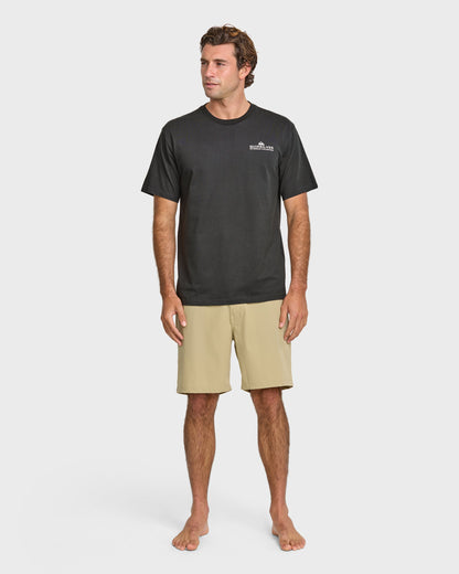 Waterman Fishing Trip Classic T-shirt - Phantom Quick Silver Phantom