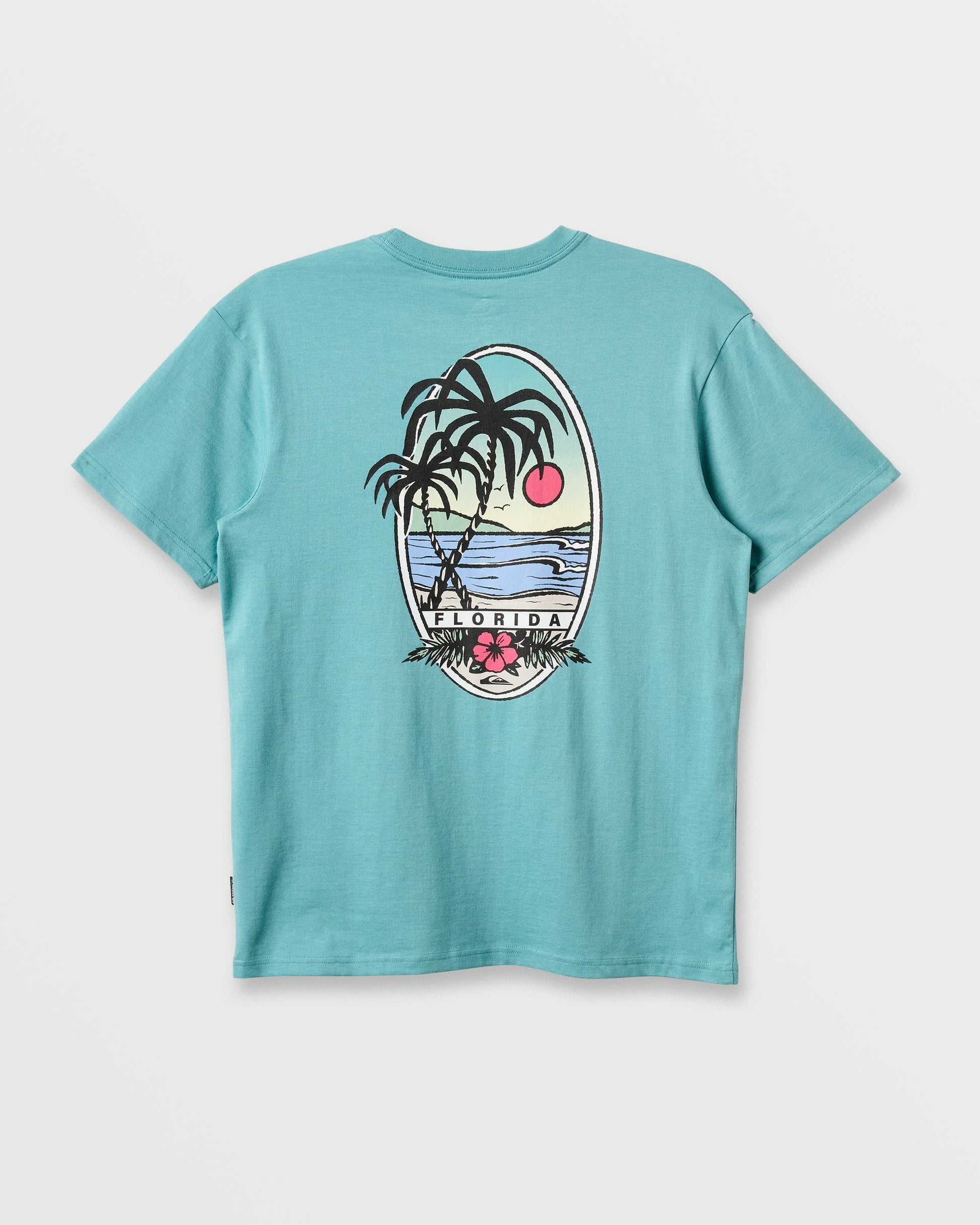 Fl Florida Lookout Point Classic T-shirt - Dusty Turquoise Heather Quick Silver Dusty Turquoise Heather