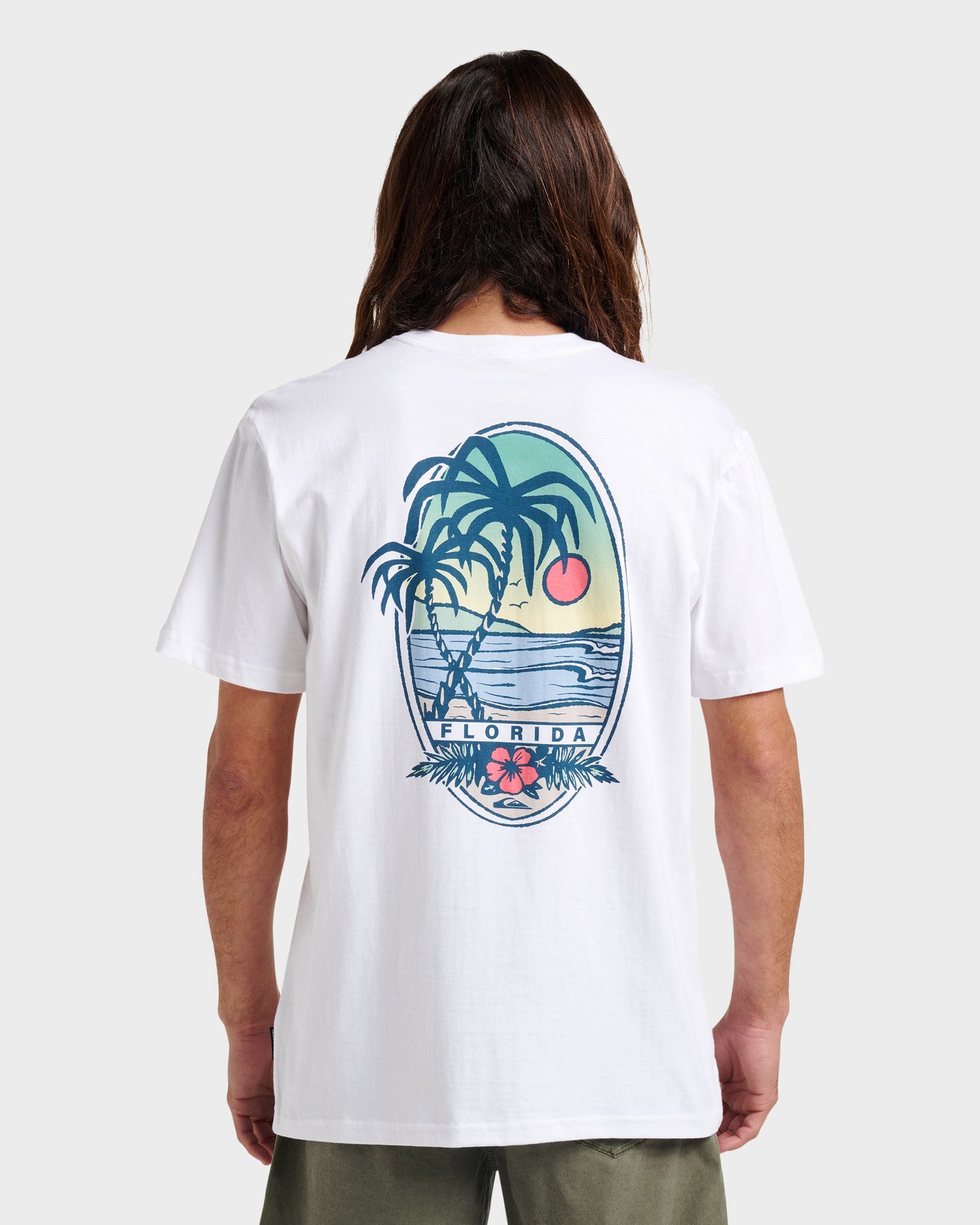 Fl Florida Lookout Point Classic T-shirt - White Quick Silver White
