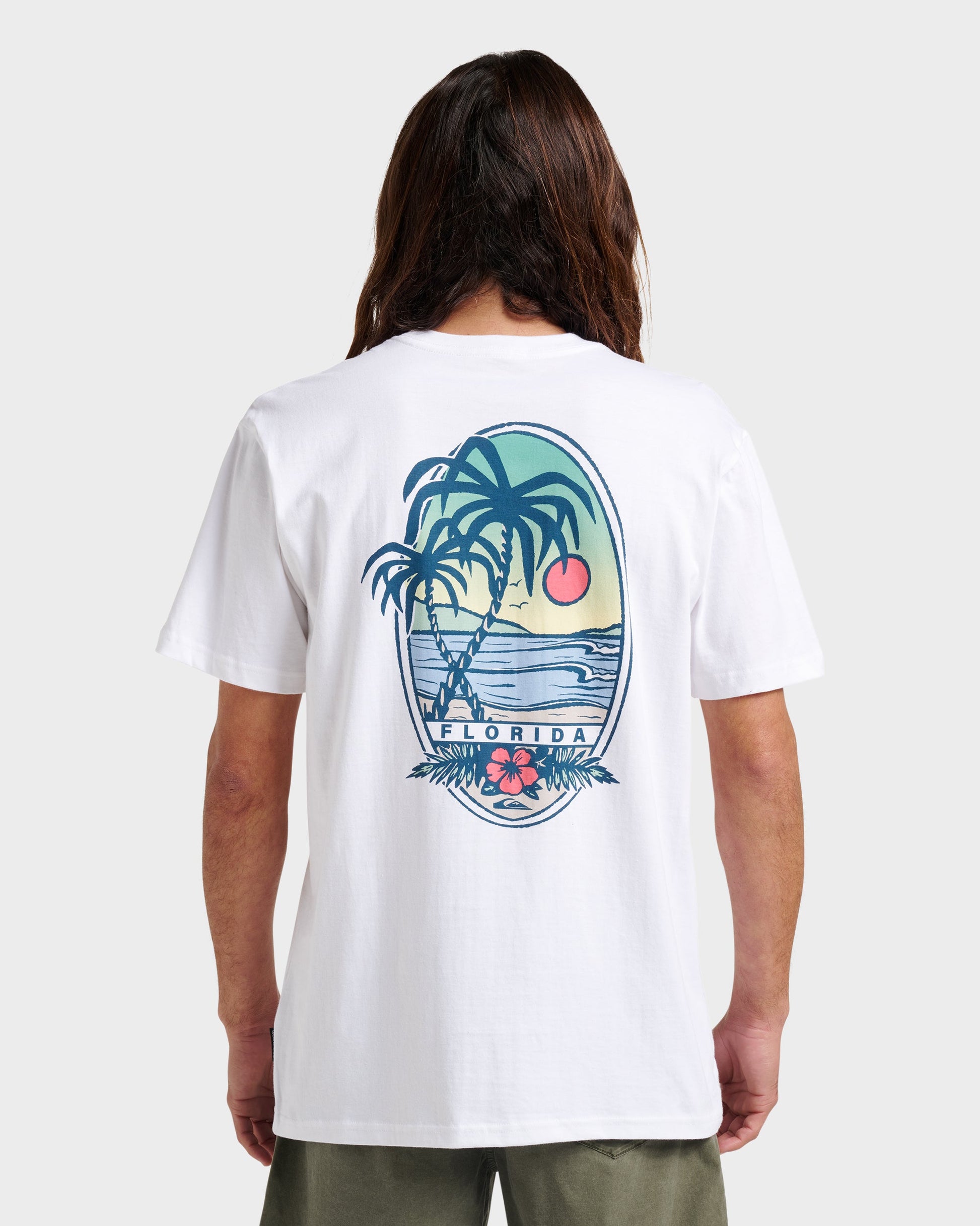 Fl Florida Lookout Point Classic T-shirt - White Quick Silver White