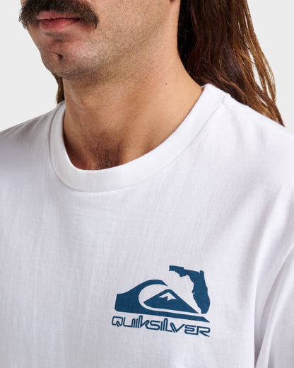 Fl Florida Lookout Point Classic T-shirt - White Quick Silver White