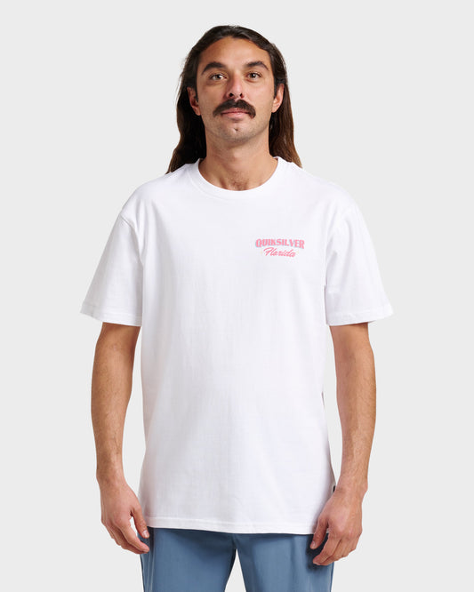 Fl Florida Time Classic T-shirt - White Quick Silver White