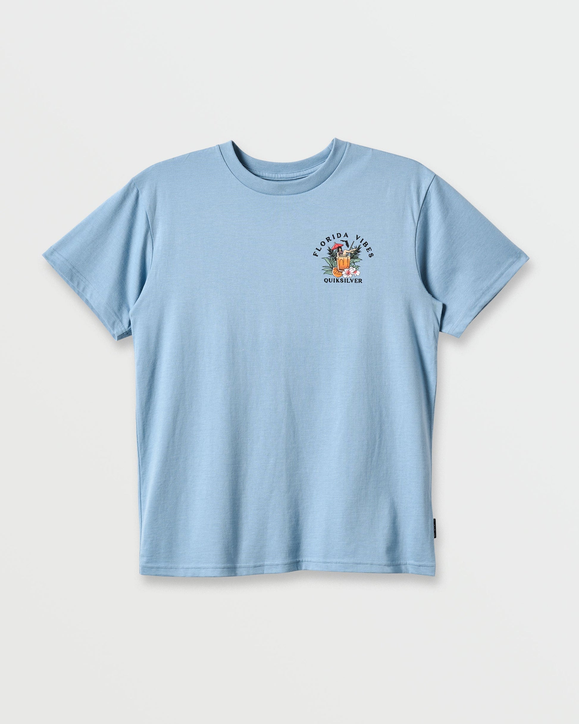 Fl Florida Vibes Classic T-shirt - Ashley Blue Heather Quick Silver Ashley Blue Heather