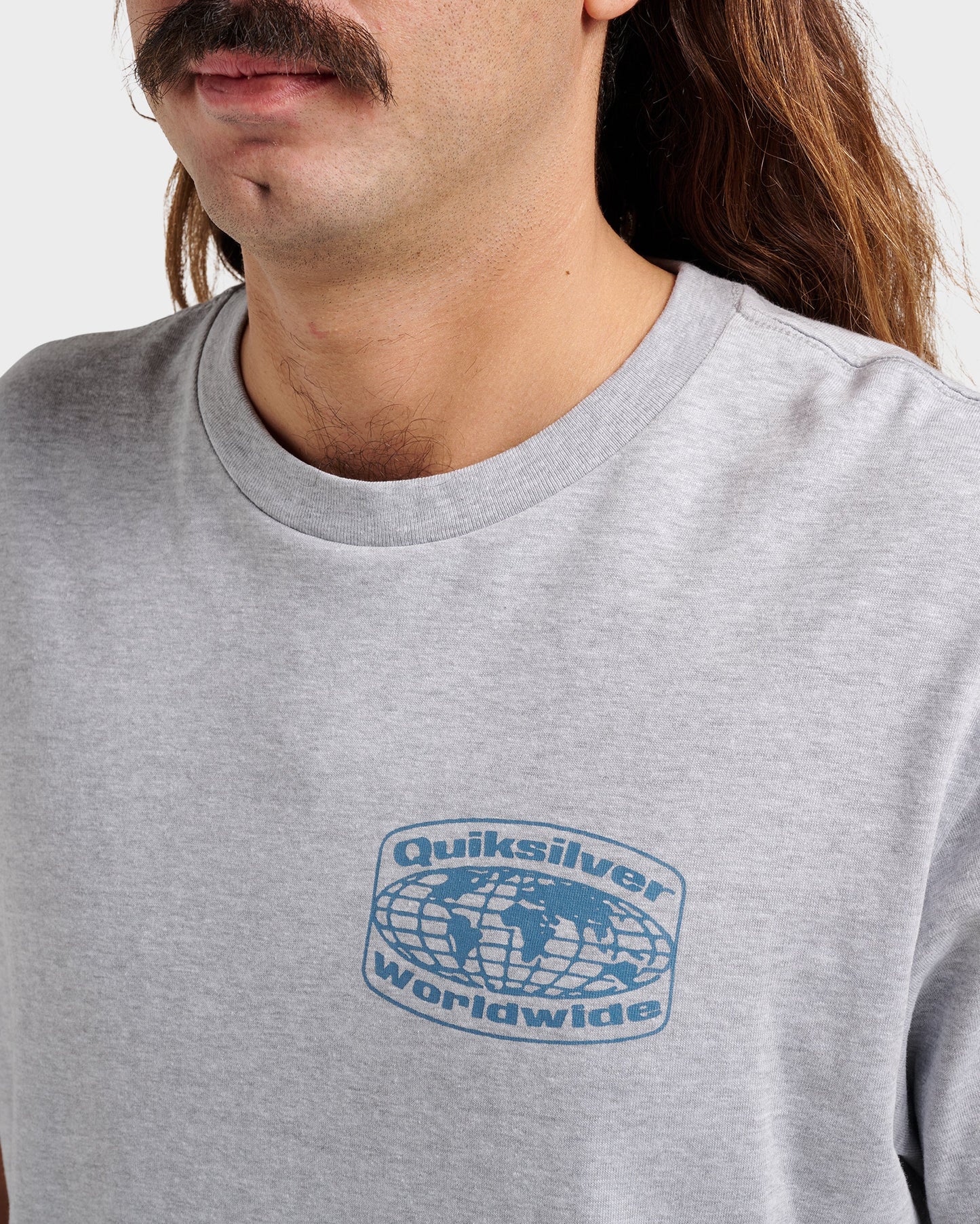 Global Local Classic T-shirt - Athletic Gray Quick Silver Athletic Gray