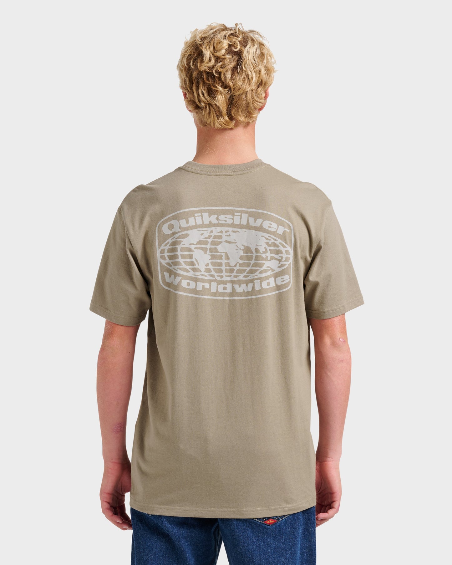 Global Local Classic T-shirt - Fallen Rock Quick Silver Fallen Rock