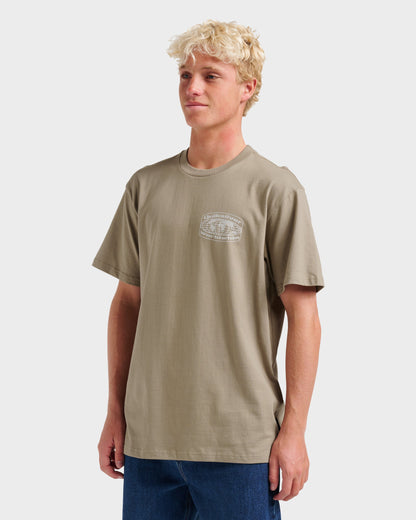 Global Local Classic T-shirt - Fallen Rock Quick Silver Fallen Rock