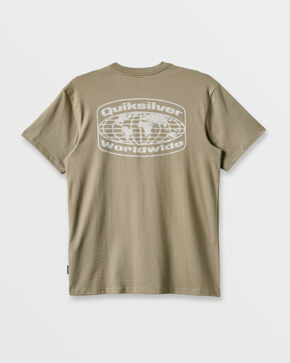 Global Local Classic T-shirt - Fallen Rock Quick Silver Fallen Rock