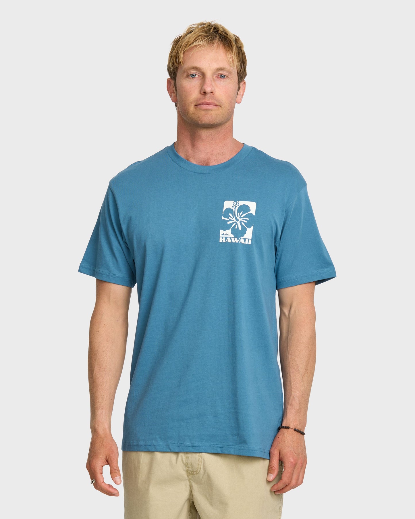 Hi Hibiscus Classic T-shirt - Copen Blue Quick Silver Copen Blue