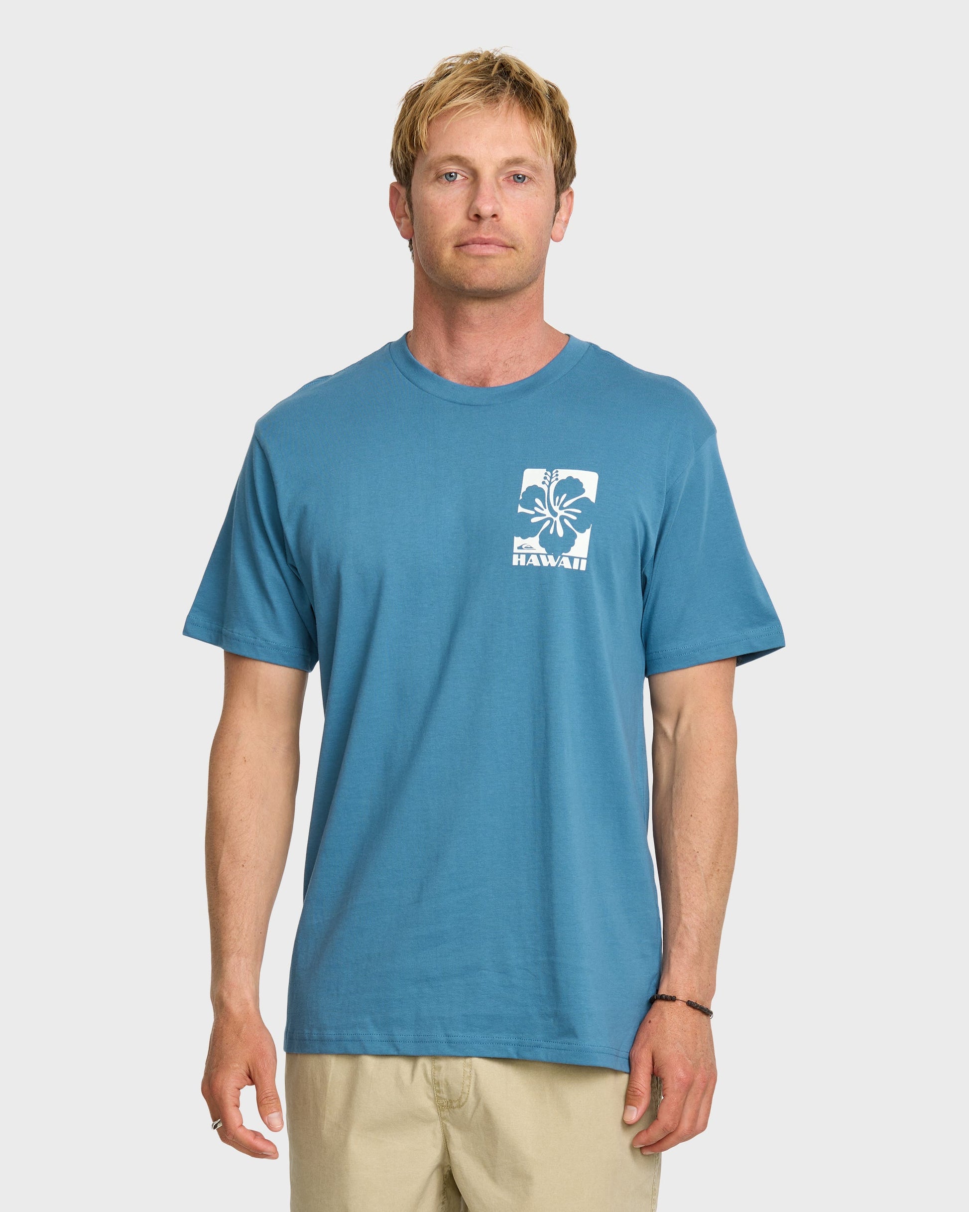 Hi Hibiscus Classic T-shirt - Copen Blue Quick Silver Copen Blue