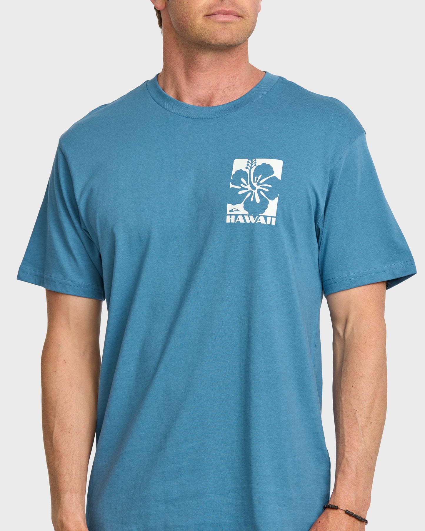 Hi Hibiscus Classic T-shirt - Copen Blue Quick Silver Copen Blue
