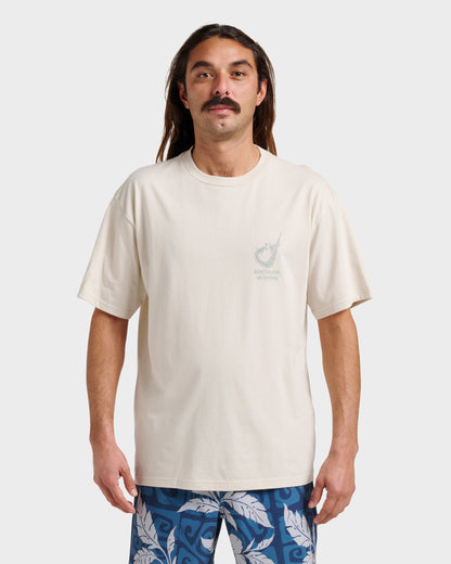 Waterman Hooked On Classic T-shirt - Moonbeam Quick Silver Moonbeam