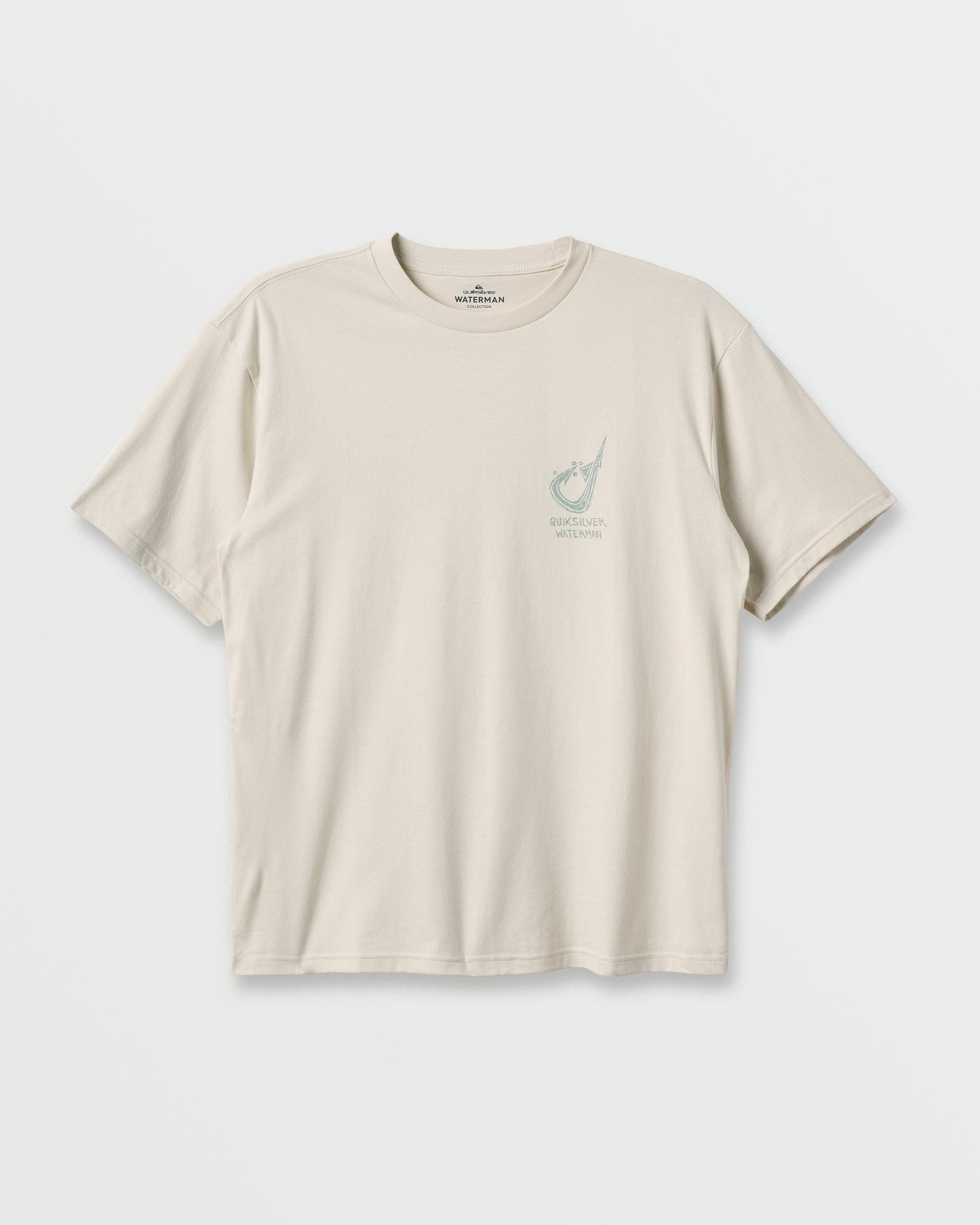 Waterman Hooked On Classic T-shirt - Moonbeam Quick Silver Moonbeam