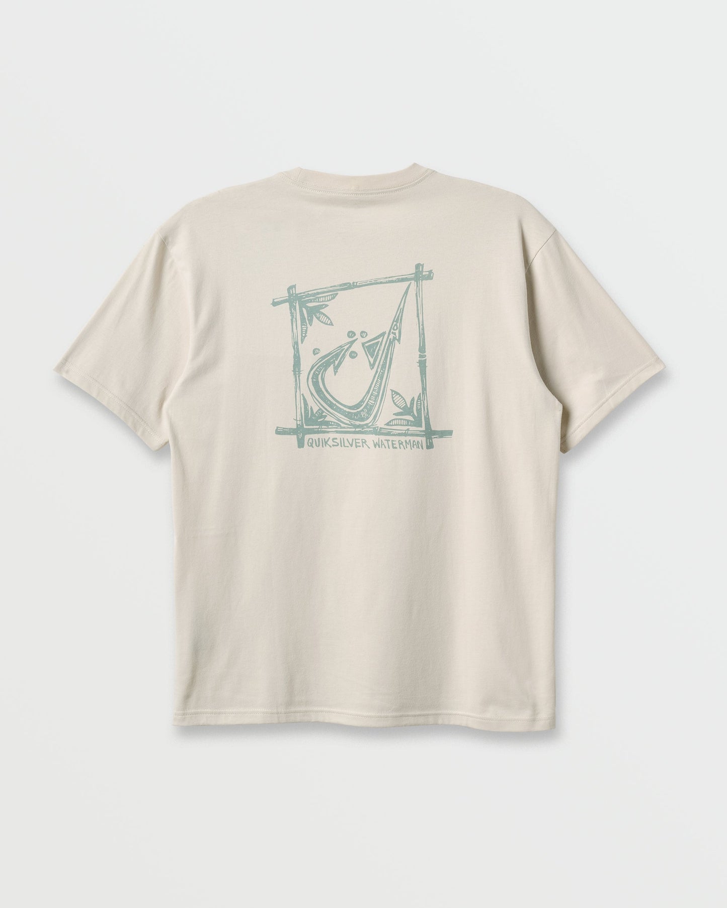 Waterman Hooked On Classic T-shirt - Moonbeam Quick Silver Moonbeam