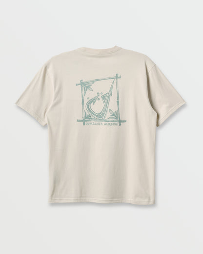 Waterman Hooked On Classic T-shirt - Moonbeam Quick Silver Moonbeam