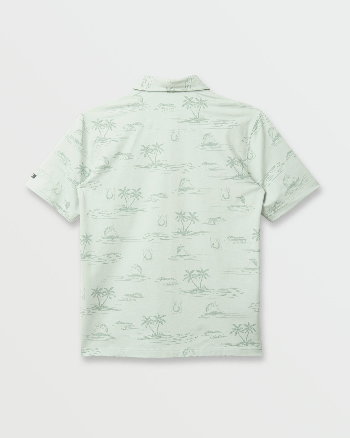 Waterman Island Daze Polo T-Shirt - Smoke Heahter Quick Silver Smoke Heahter
