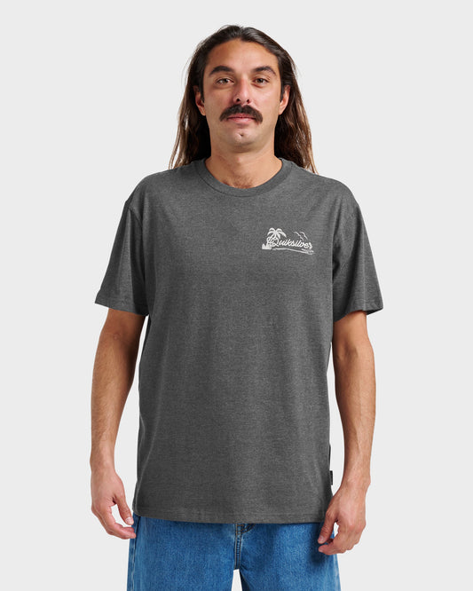 Island Vibin Classic T-shirt - Charcoal Heather Quick Silver Charcoal Heather