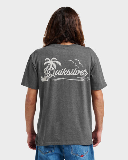 Island Vibin Classic T-shirt - Charcoal Heather Quick Silver Charcoal Heather