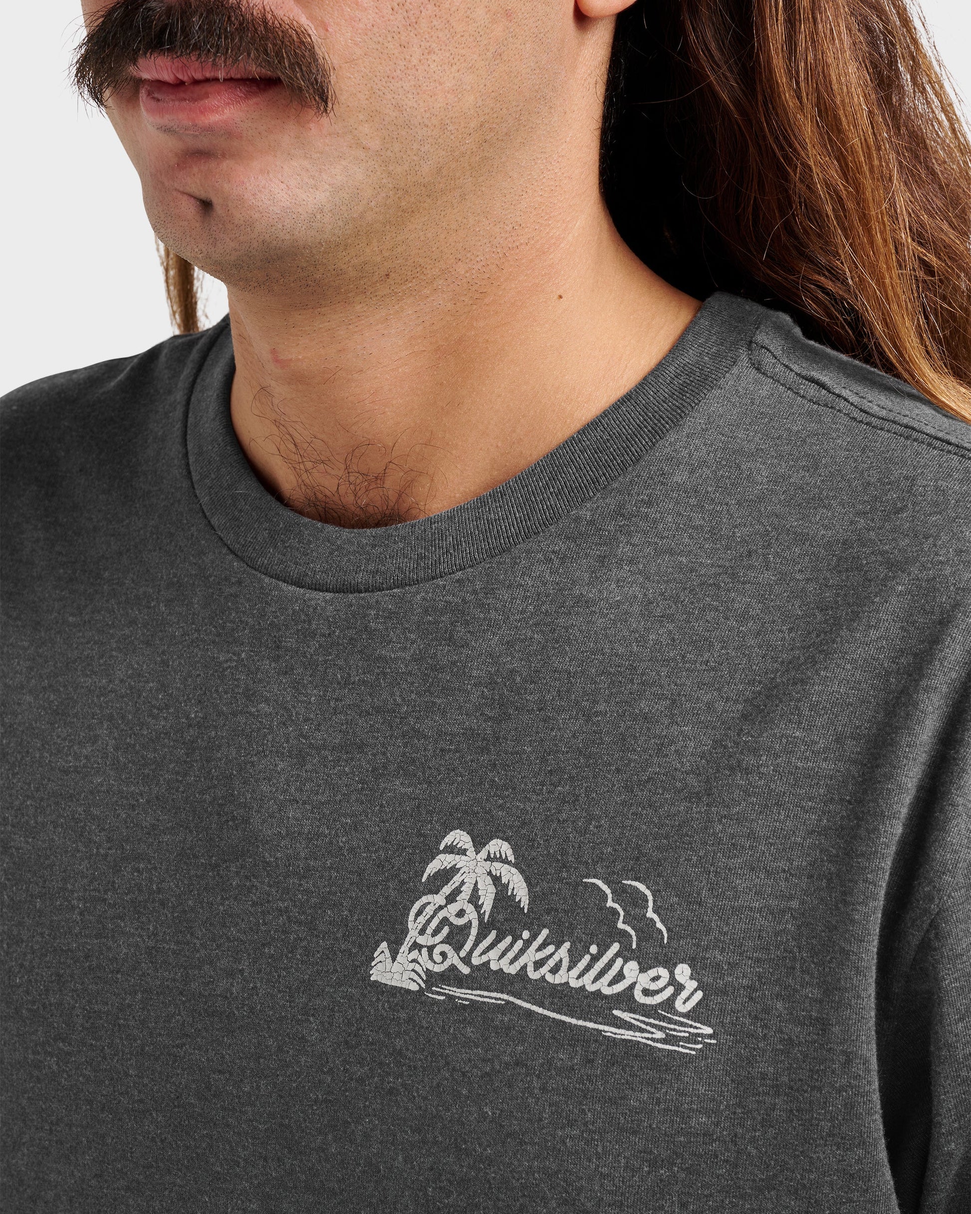 Island Vibin Classic T-shirt - Charcoal Heather Quick Silver Charcoal Heather