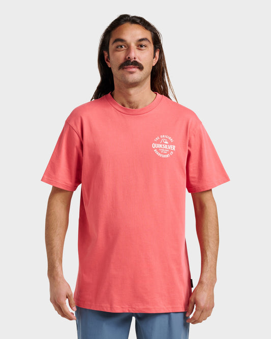 Locked Up Classic T-shirt - Mineral Red Quick Silver Mineral Red