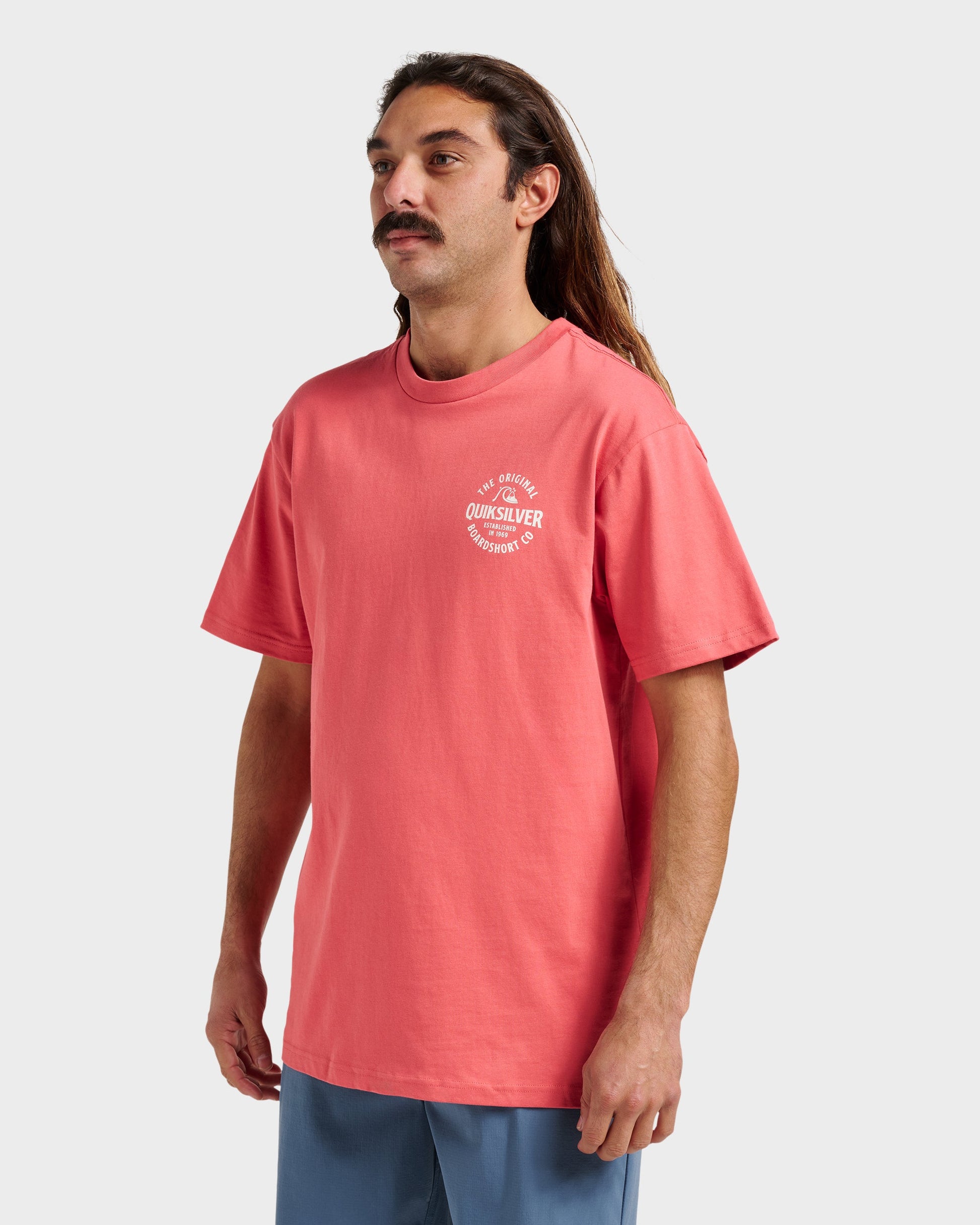 Locked Up Classic T-shirt - Mineral Red Quick Silver Mineral Red