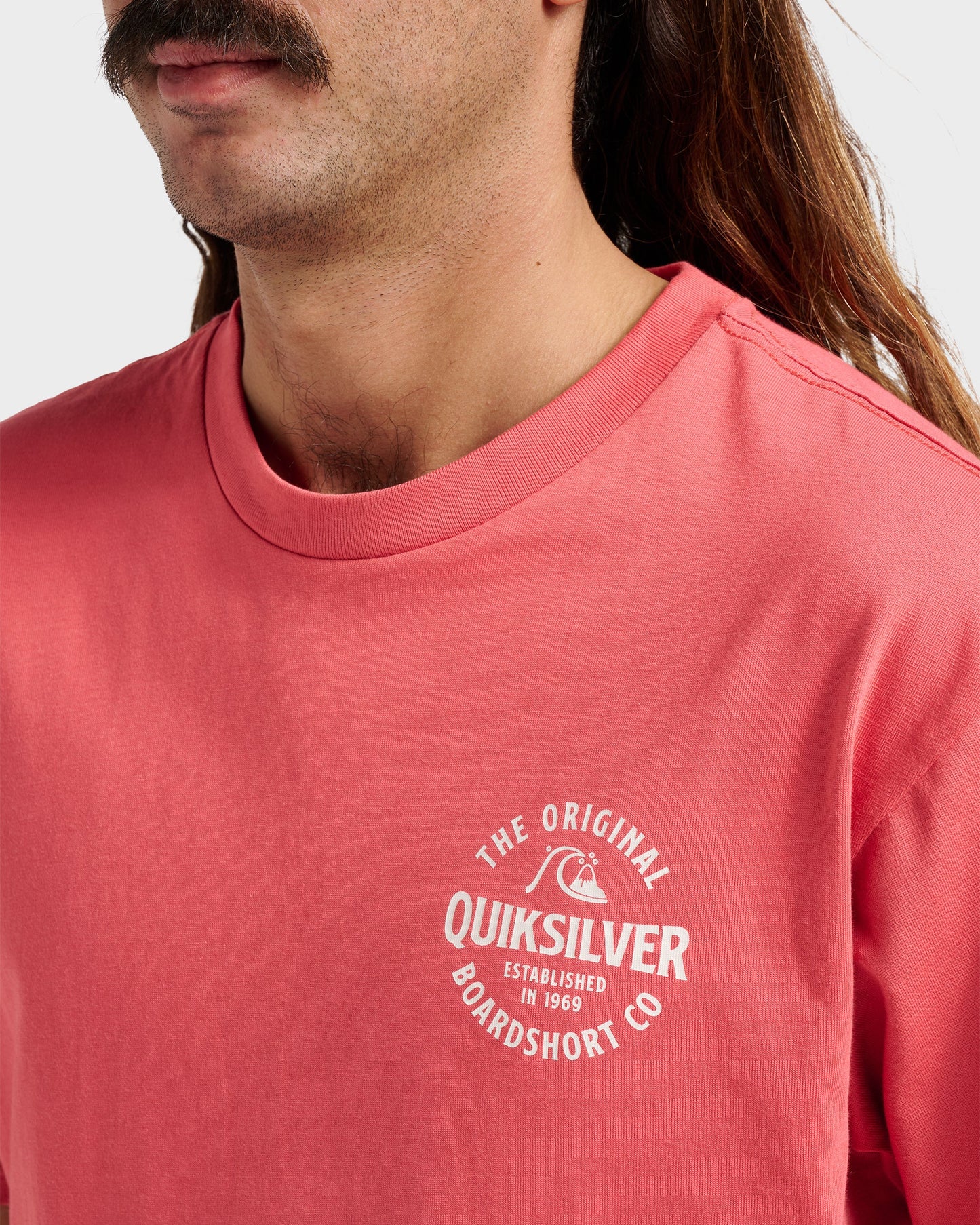 Locked Up Classic T-shirt - Mineral Red Quick Silver Mineral Red