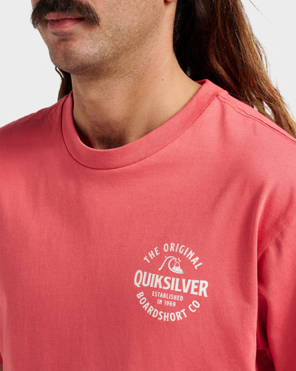 Locked Up Classic T-shirt - Mineral Red Quick Silver Mineral Red