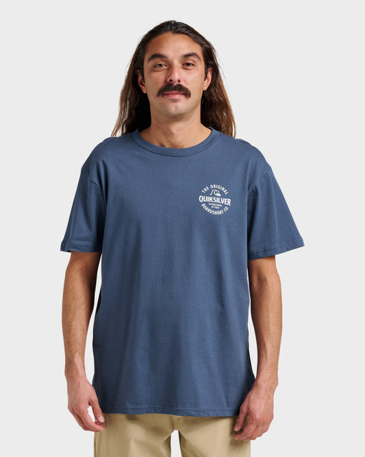 Locked Up Classic T-shirt - Navy Quick Silver Navy
