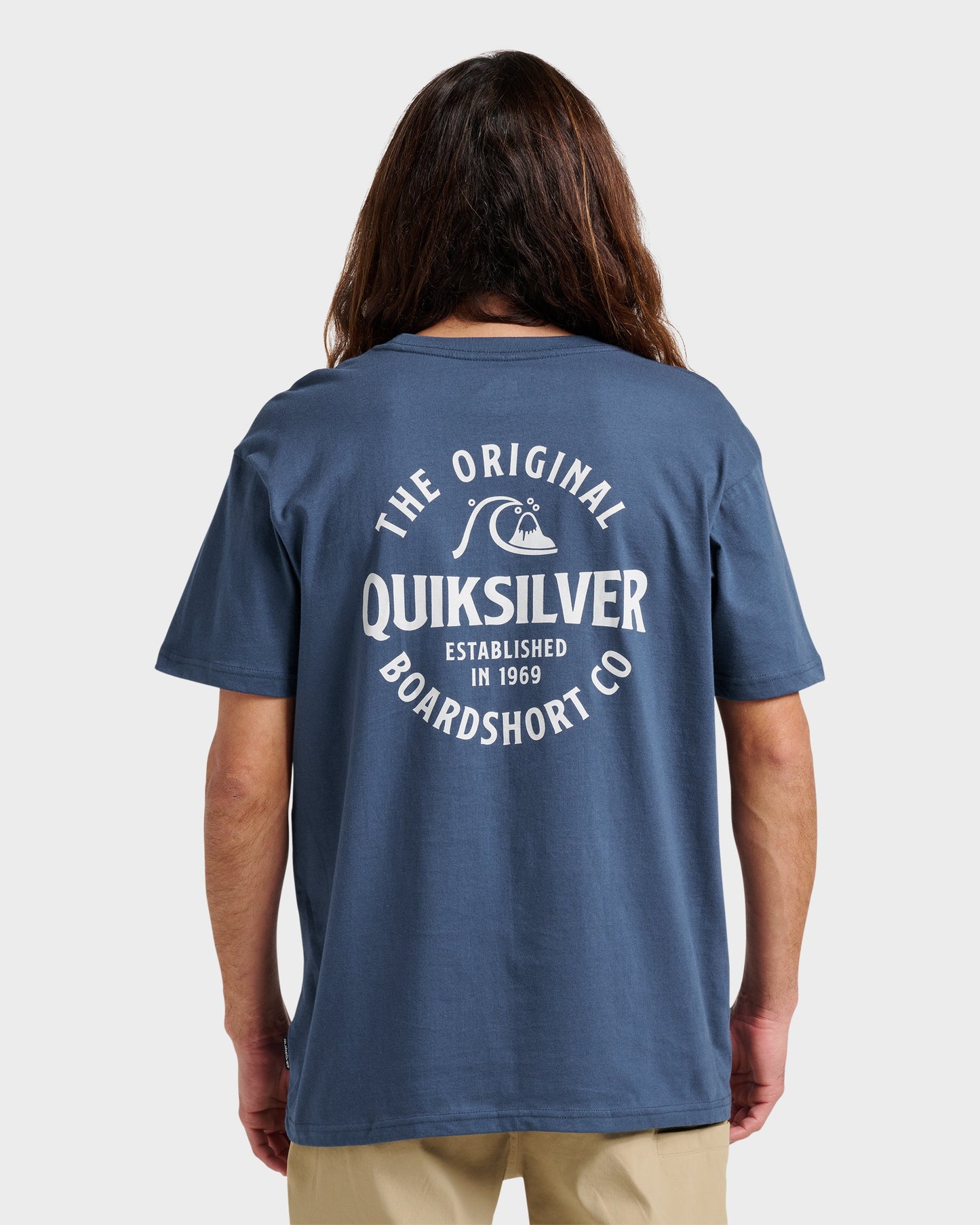 Locked Up Classic T-shirt - Navy Quick Silver Navy