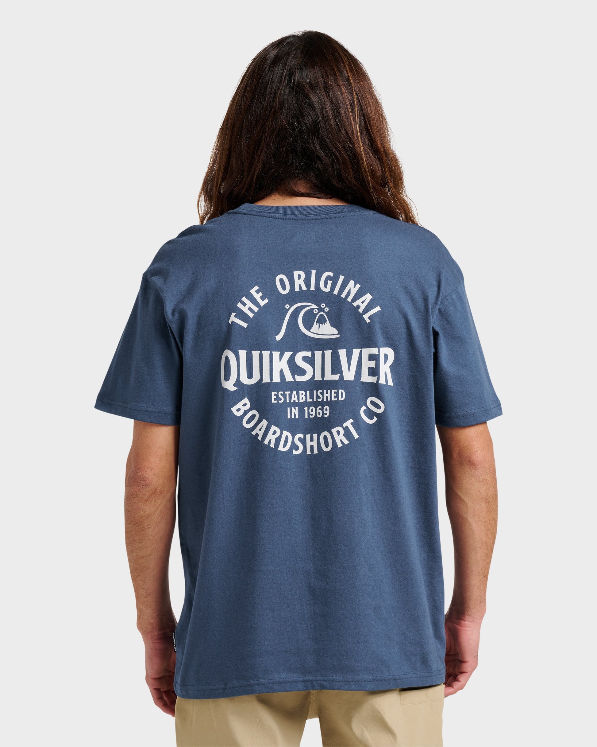 Locked Up Classic T-shirt - Navy Quick Silver Navy