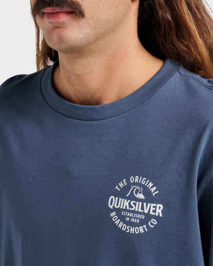 Locked Up Classic T-shirt - Navy Quick Silver Navy