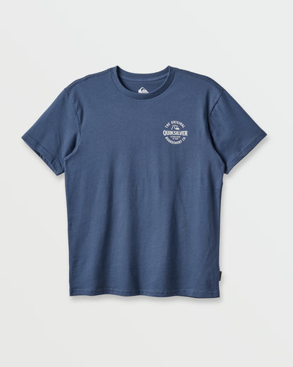 Locked Up Classic T-shirt - Navy Quick Silver Navy