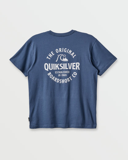 Locked Up Classic T-shirt - Navy Quick Silver Navy